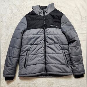 Outbound Men's Large Lightweight Hooded Winter Puffer Jacket Water Resistance